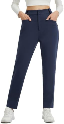 baleaf Womens Fleece Lined Pants with 5 Pockets Thermal Cold Gear