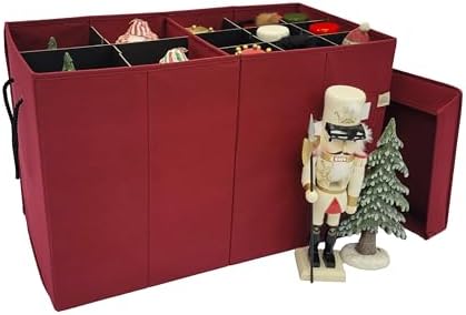 612 Vermont Tall Nutcracker and Figurine Storage Box, 17"H x 26"L x 13.5"D