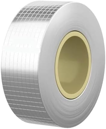 Waterproof Tape Butyl Tape Aluminum Foil Tape Butyl Tape Aluminum Foil Butyl Rubber Tape High Temperature Super Resistant god kvalitet Self Adhesive Wall Crack Roof Pipe Repair(10cmx10 Meters)