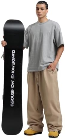 GSOU SNOW Mens Womens Snow Pants Baggy Snowboard Ski Pants 15K Waterproof