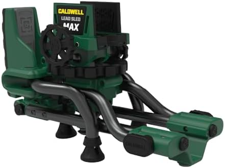 Caldwell Lead Sled Max with Modular Design, Removeable Weight, Front Rest Clamp, for Shooting, Hunting, and Outdoors, Green