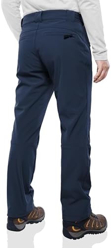 Outdoor Ventures Men's Fleece Lined Ski Snow Pants Waterproof Insulated