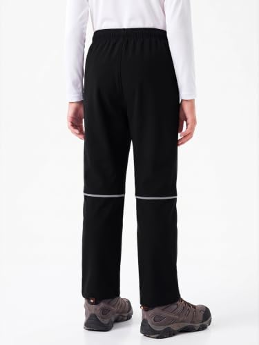 Kids Snow Pants Boys Ski Pants Fleece Lined Waterproof Trousers