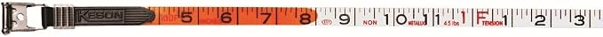 Keson OTR18300 Open Reel Fiberglass Tape Measure Reel (Graduations: ft., in. 1/8), 300-Foot