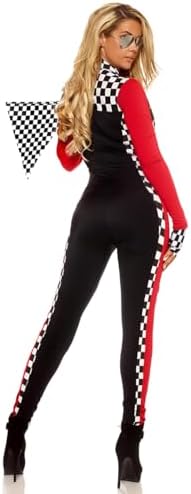 Forplay Women's Sexy Racer Costume - Race Car Driver Costume with Sunglasses