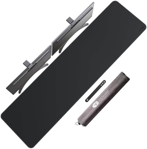 CENNBIE Leather Desk Mat Protector, 59" x 16"Desk Mat on top of desks