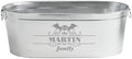 Let's Make Memories Personalized Beverage Tub - Halloween Party - Halloween Decorations - Galvanized Metal Drink Tub - Trick or Treat Candy Bowl - 5.5 Gallons - Tombstone Name