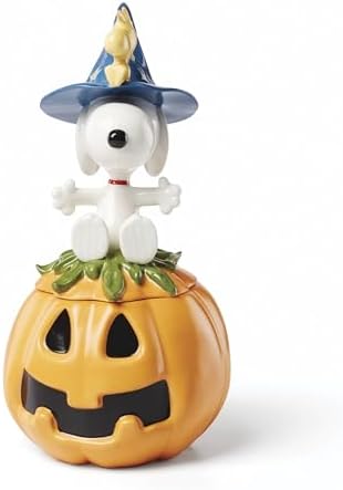 Lenox Peanuts Great Pumpkin Halloween Covered Candy Jar