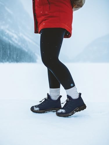 SHIBEVER Winter Snow Boots for Women: Warm Fur Lined Snow Ankle Booties