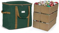 Covermates Adjustable Ornament Storage Bag, 19.25"W x 13"D x 18.5"H, Green