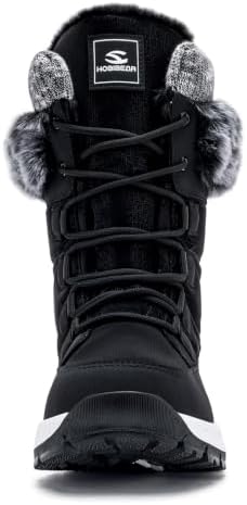 HOBIBEAR Women's Winter Snow Boots Waterproof Warm Mid Calf Lightweight