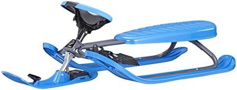 STIGA Snowracer Curve Snow Sledge with Steering Wheel and Brakes for Children