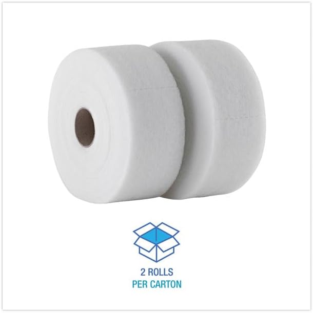 Boardwalk TrapEze Disposable Dusting Sheets, 5" x 6", White, 250 Sheets/Roll, 2 Rolls/Carton