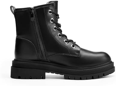 DREAM PAIRS Women's Combat Boots Lace-up Ankle Boots