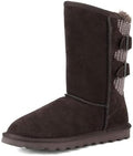 DREAM PAIRS Women's Mid Calf Winter Snow Boots