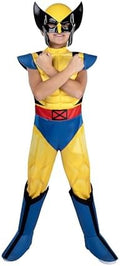 MARVEL Wolverine Official Youth Halloween Costume - Premium Quality Padded Jumpsuit with Plastic Mask
