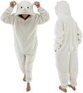 Snug Fit Unisex Adult Onesie Pajamas, Flannel Cosplay Animal One Piece Halloween Costume Sleepwear Homewear