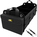 MIKKUPPA Trunk Organizer for SUV - 100L Collapsible Car Organizer, Black