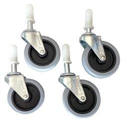 Replacement Wheels for Rubbermaid Mop Buckets - Set of 4-3 inch