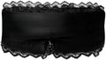 DROWSY Silk Sleep Mask. Face-Hugging, Padded Silk Cocoon for Luxury Sleep in Total Darkness, Black Lace, 1 Count (Pack of 1)