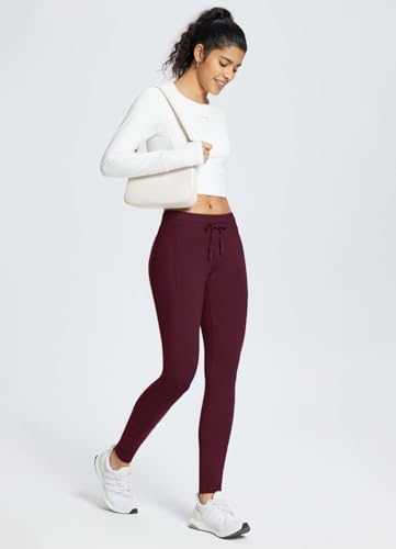 baleaf Women's Fleece Lined Leggings Tights Water Resistant Hiking Pants