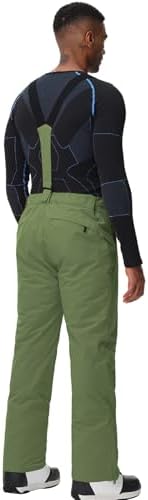 Men's Snow Ski Pants Insulated Waterproof Warm Winter Snowboard Bibs
