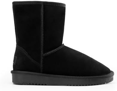DREAM PAIRS Women's Shorty-New Mid Calf Winter Snow Boots