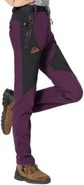 Rdruko Women's Snow Pants Waterproof Insulated Fleece Thermal Ski Hiking Snowboard Pants