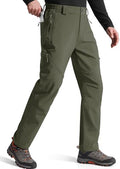 FREE SOLDIER Men's Fleece Lined Pants Softshell Snow Ski Pants