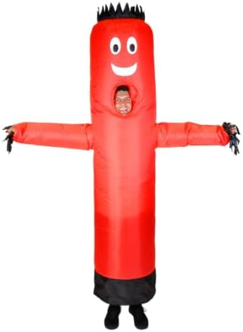 LookOurWay Inflatable Tube Man Costume - Wacky Wavy Arm Guy Funny Inflatable Halloween Costume