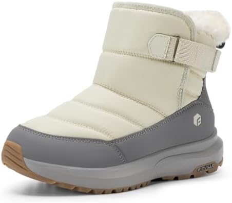 FitVille Snow Boots for Women Wide Width, Warm Fur Lined Winter Boots