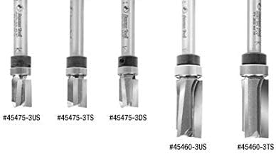 Amana Tool - 45460-3DS Carbide Tipped Down Shear Face Plunge Template 1/2 Dia x 1 4 In