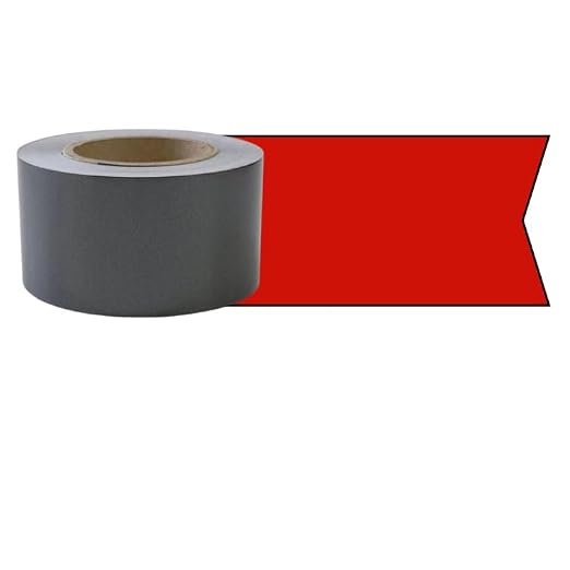 Universal/TFX 2" x 50' Solid Pinstripe Automotive Pinstriping Tape for Cars, Trucks, suvs, and More (077 Red)