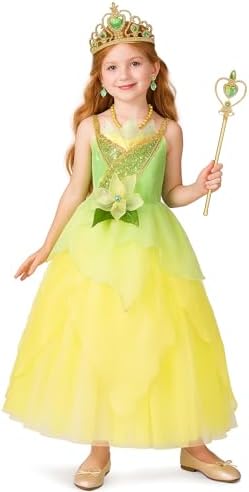 Girls Cinderella Costumes Halloween Princess Dress Up Fancy Birthday Party Ball Gown