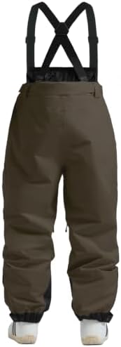 GSOU SNOW Mens Womens Snowboard Pants-Baggy Ski Snow Bibs