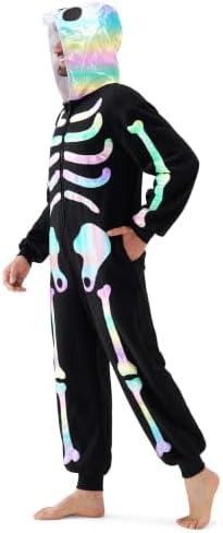 Spooktacular Creations Halloween Dalmatian Dragon Cow Costume, Animal Costume Hooded Jumpsuit for Halloween Cosplay Party