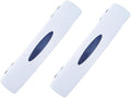 2 Packs Plastic Wrap Cutter Plastic Wrap tastic Easy to Use Food Freshness Wrap Dispenser, Just Pull, Press, Cut, and Wrap Food in Parchment Paper, Aluminum Foil, Cling Wrap, or Your Favorite Material