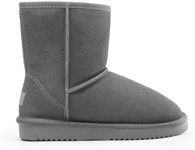 DREAM PAIRS Women's Shorty-New Mid Calf Winter Snow Boots