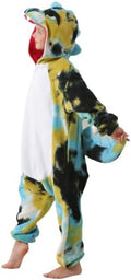 Animal Onesie Pajamas for Kids, Soft Flannel Halloween Cosplay Costume for Boys Girls