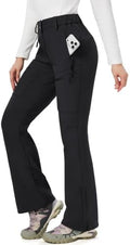 Women's Snow Ski Pants Fleece Lined Water Resistant Warm Flare Fit