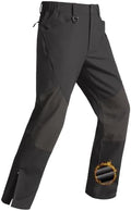 FREE SOLDIER Men's Waterproof Ski Pants Winter Thermal Pants
