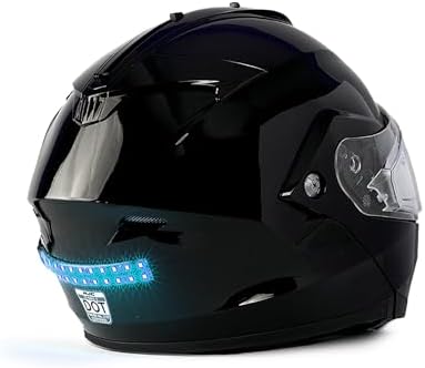 BITEHARDER Snowmobile Helmet Safety Light, Aqua