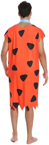 Halloween Cavewoman & Caveman Costume Set with Wig and Accessories