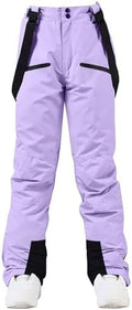 Womens Ski Pants Insulated Snow Pants Waterproof Winter Outdoor Hiking Pants Adjustable Waist Snowboard Pant