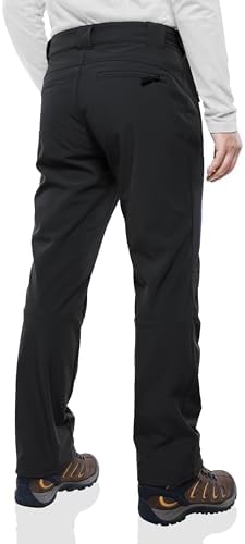 Outdoor Ventures Men's Fleece Lined Ski Snow Pants Waterproof Insulated