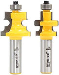 YONICO Tongue and Groove Router Bits Set Flooring 2 Bit Flooring 1/2-Inch Shank 15230