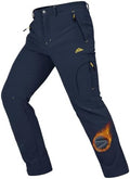 MAGCOMSEN Men's Ski Snow Pants Waterproof Fleece Lined Winter Hiking Pants