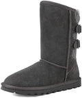 DREAM PAIRS Women's Mid Calf Winter Snow Boots