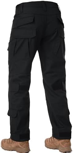 TRGPSG Men's Fleece Lined Hiking Pants Winter Tactical Pants