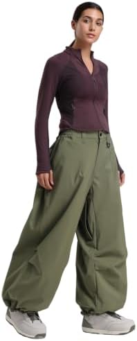 GSOU SNOW Womens Mens Snowboard Pants Baggy Snow Ski Pants for Snowsports